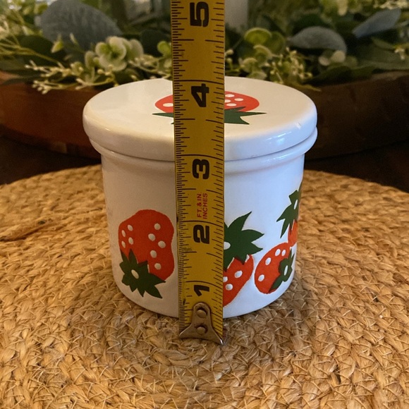 Vintage Waechtersbach Strawberry Jam Jar or condiment crock - Picture 8 of 10